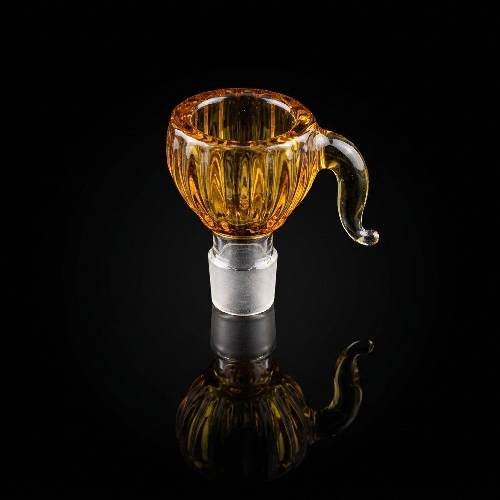 Flower Bowl Pipe Attachment - Arc Bowl - 14 mm Male