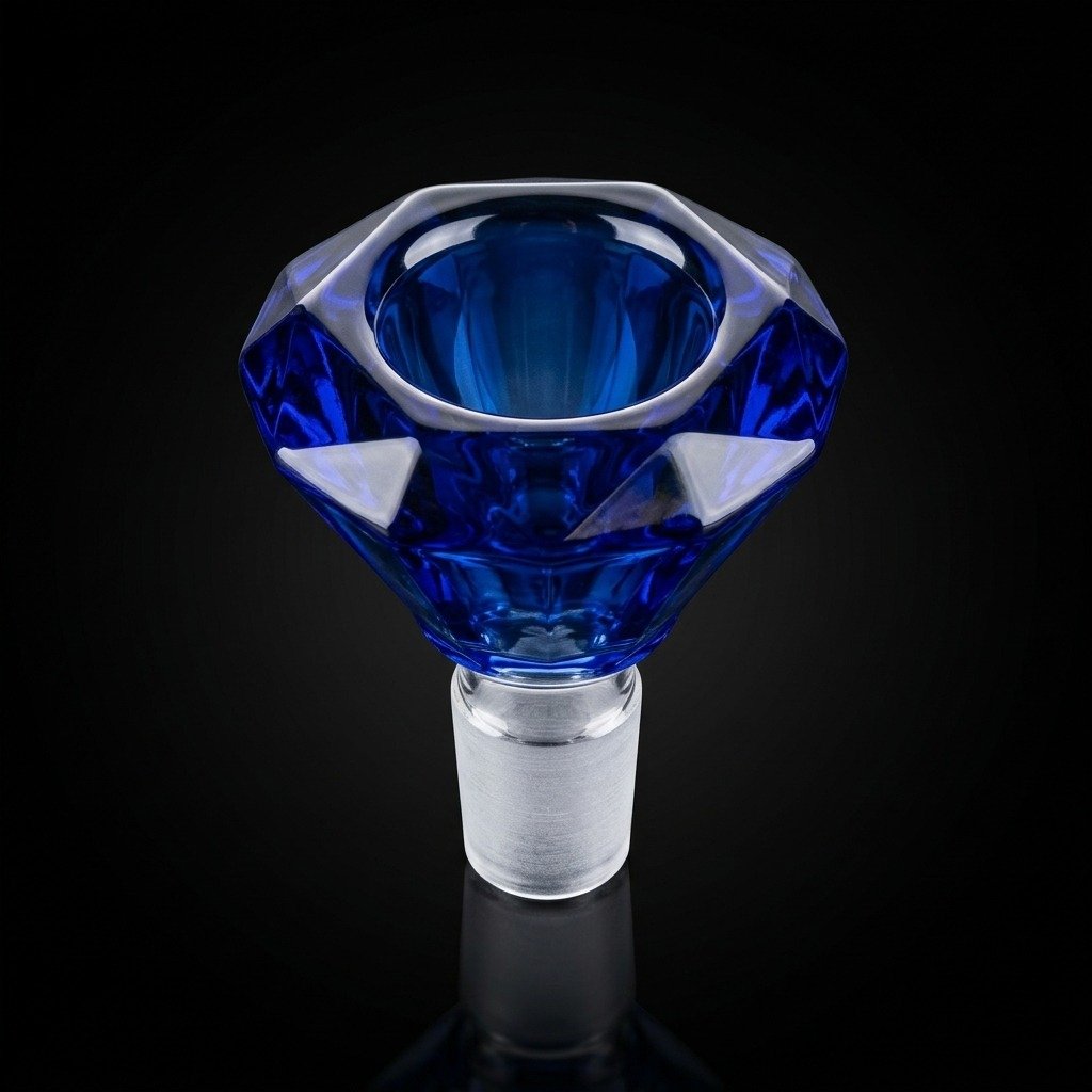 Flower Bowl Pipe Attachment - Diamond Bowl - 14 mm Male - Image 3