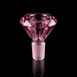 Flower Bowl Pipe Attachment - Diamond Bowl - 14 mm Male